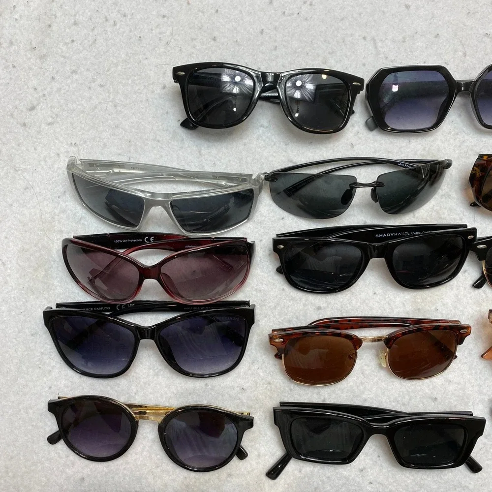 Lot Of 20 Mixed Sunglasses Unisex OS Vince Camuto Shady Rays Panama Jack